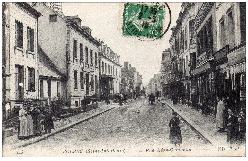 Rue gambetta en 1916